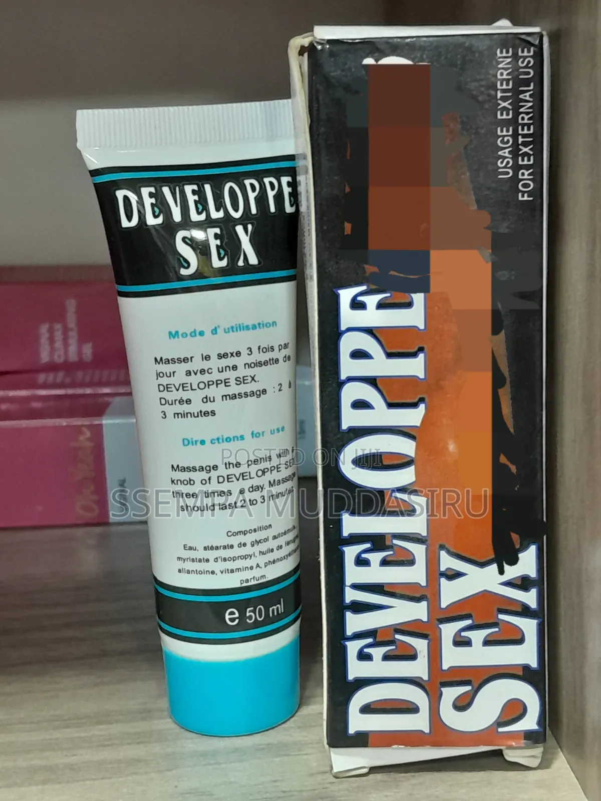 Developpe Sex Enlargement Cream 50 MLS