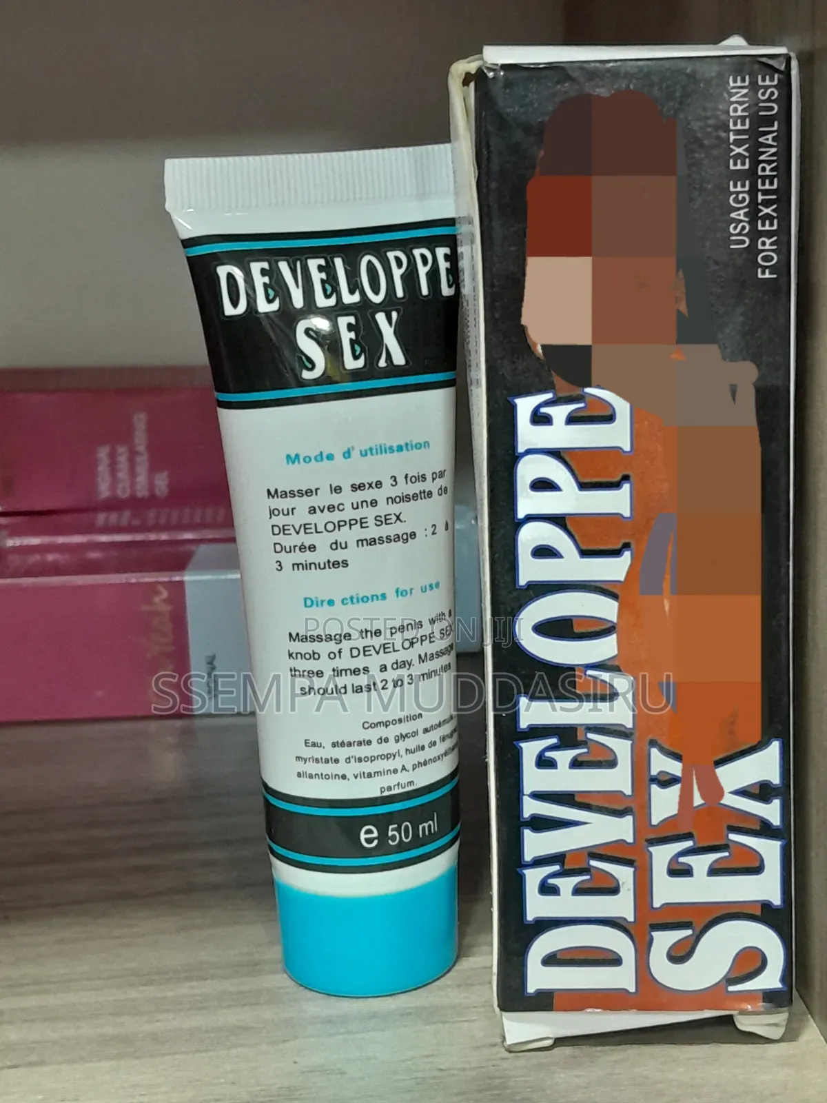 Developpe Sex Enlargement Cream 50 MLS