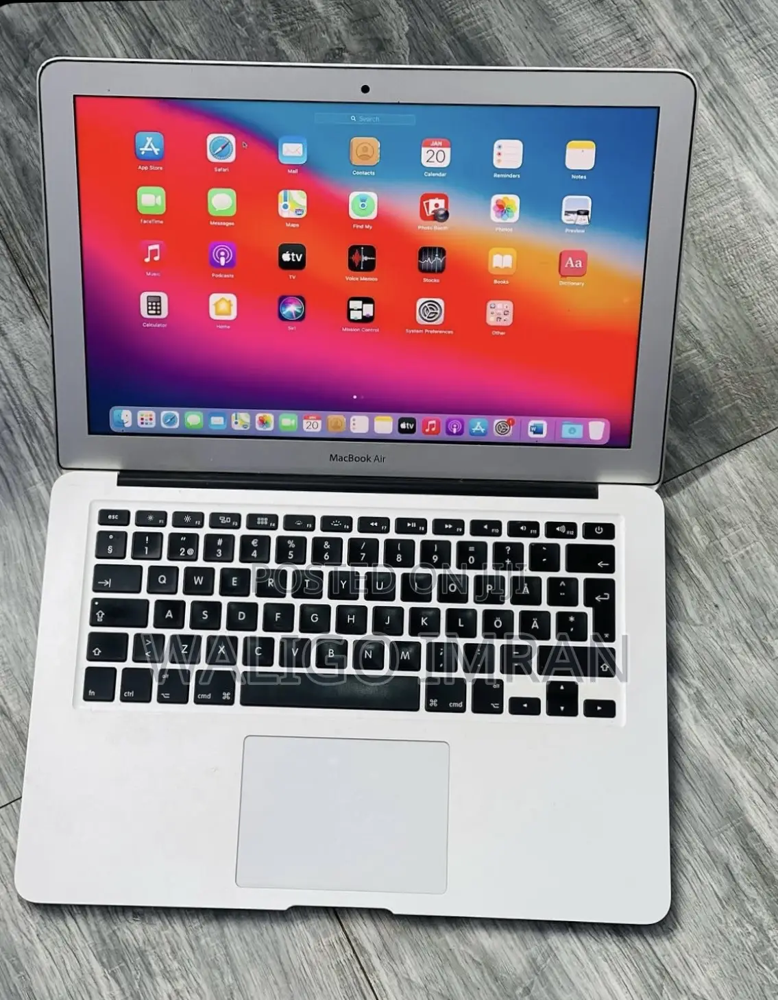 Laptop Apple MacBook Air 2012 4GB Intel Core i5 SSD 128GB
