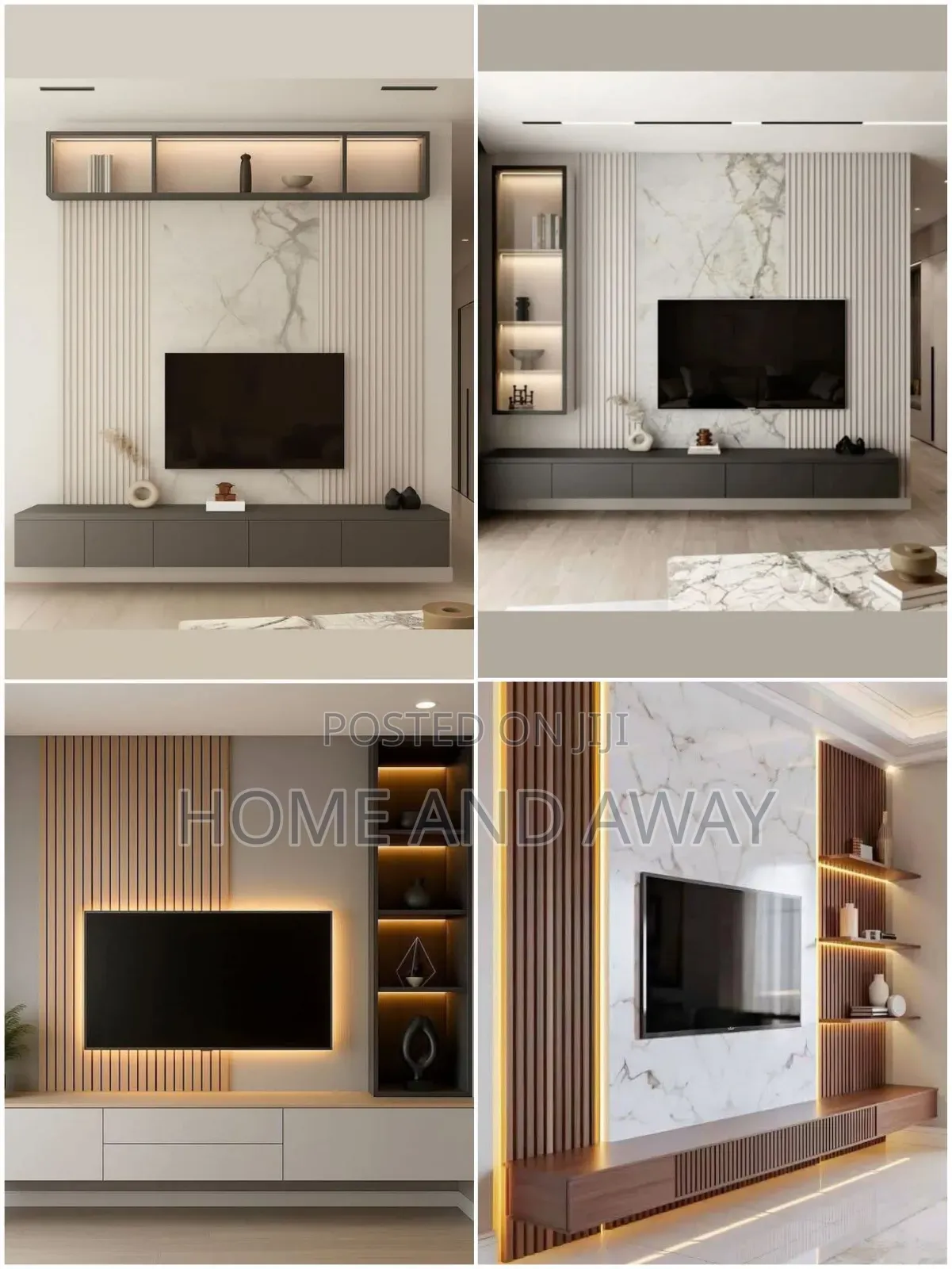 Marble Led Wall Unit Tv Stands From 1,800,000/- Any Colour or Design