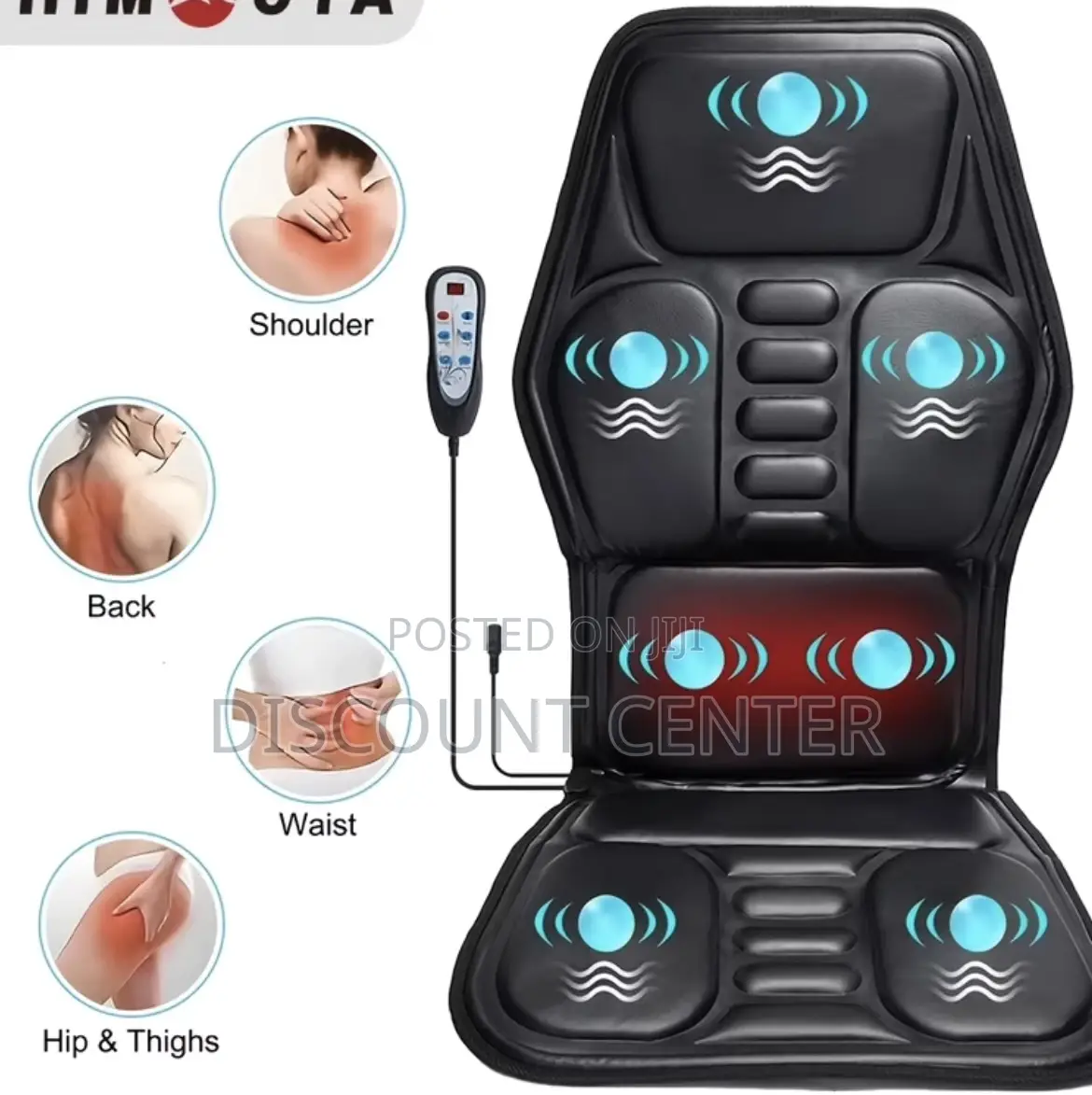 Electric Massage Chair Pad With Heat and Back Massage Cushion