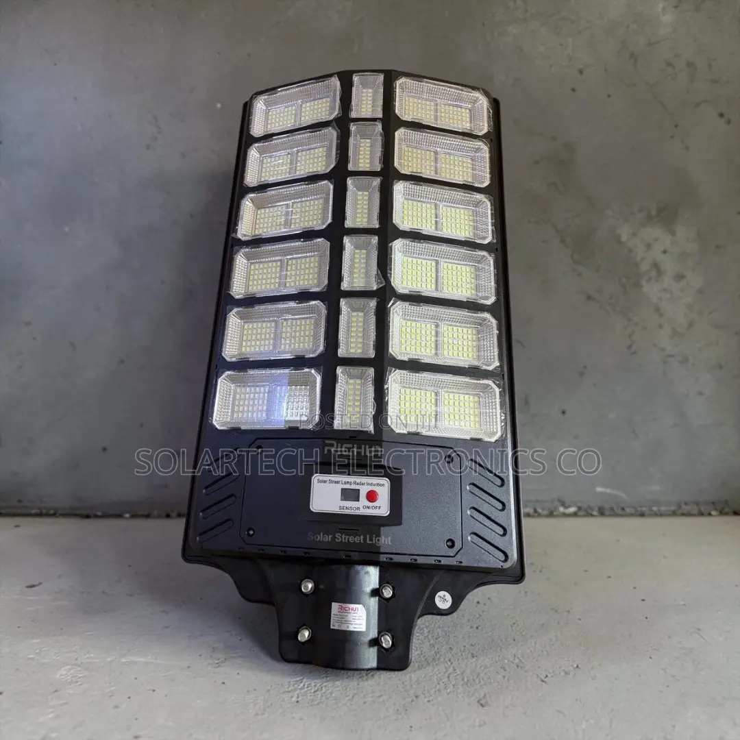 Powerful 2800w Solar Lamp – Long Lasting Lithium Battery Backup