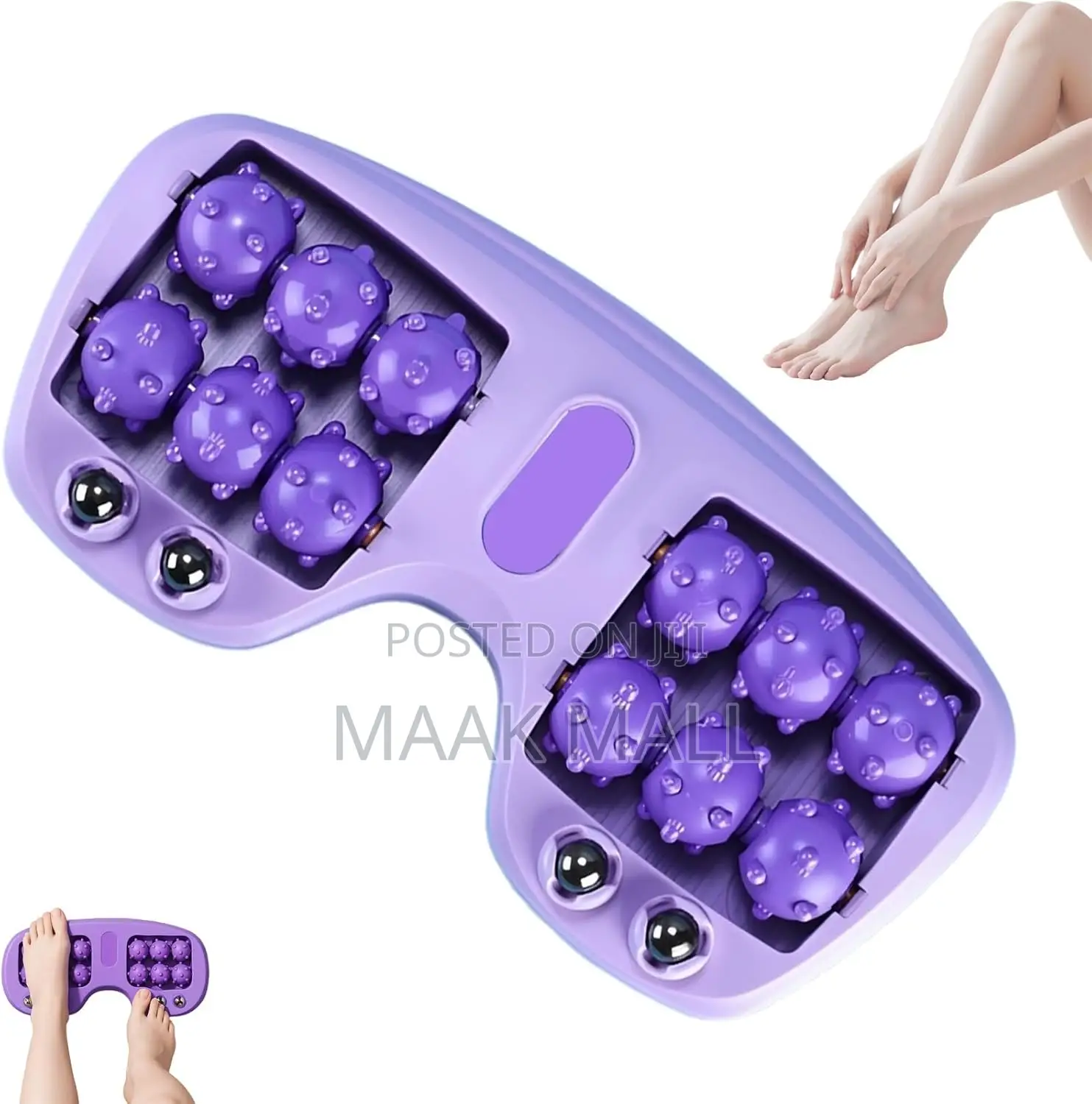 Double Roller Feet Massager, Relieve Pain