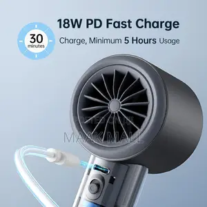 Portable Handheld Fan,Speedadjustable Turbo Mini Fan Rechargeable