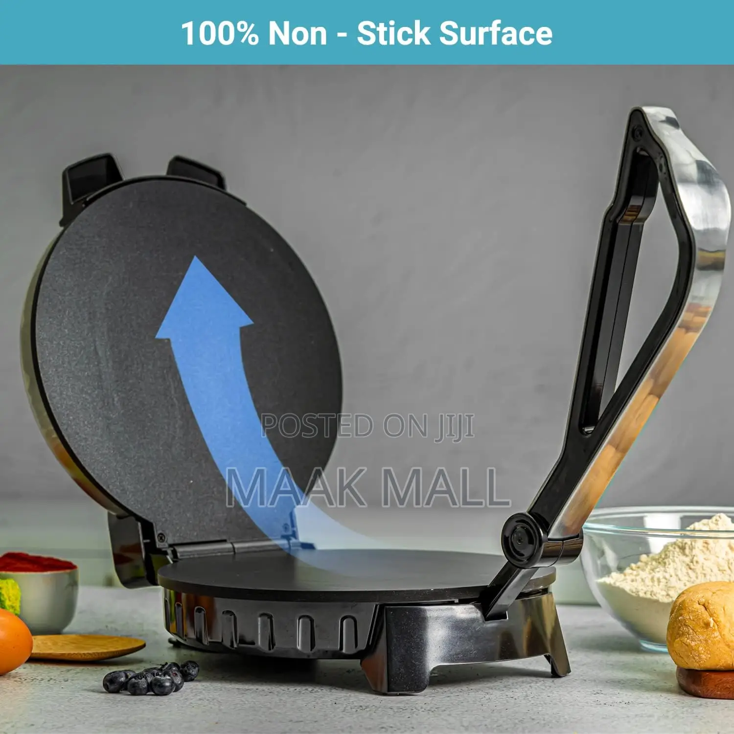 1200w Mexican Style Tortilla Press - Roti/Chapati Maker