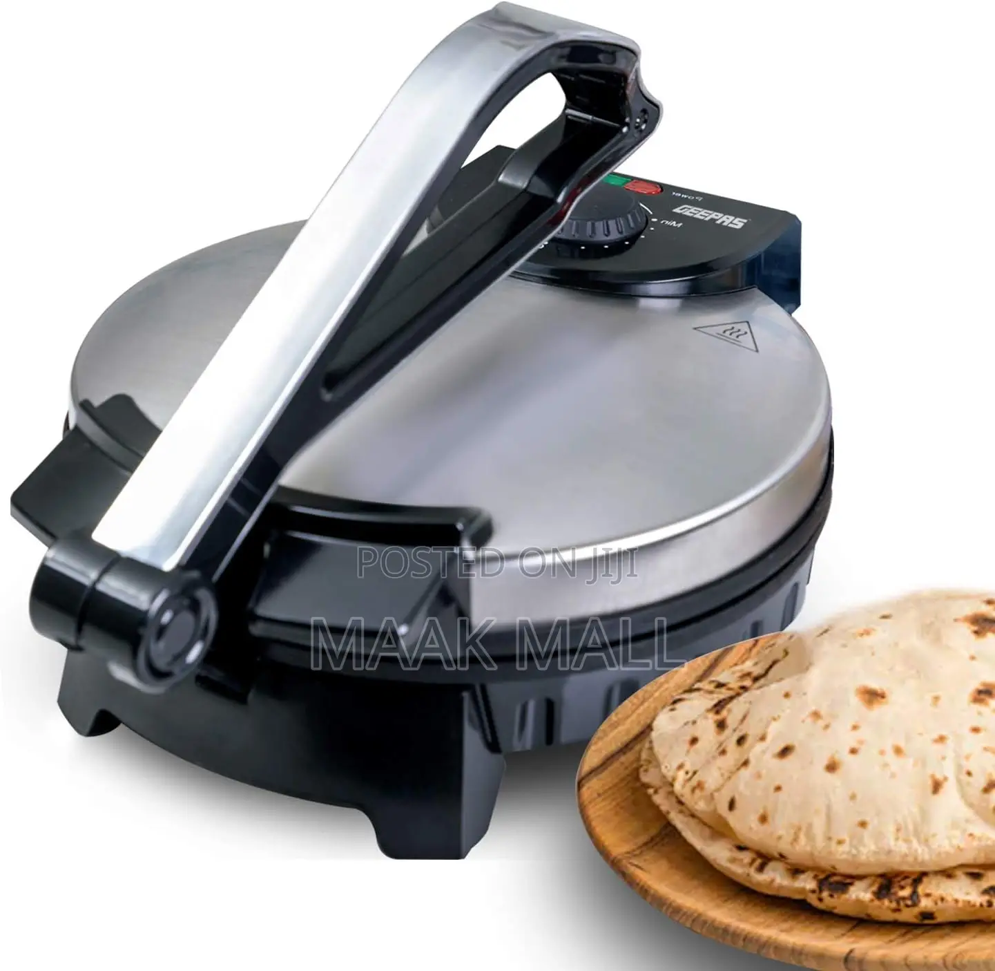 1200w Mexican Style Tortilla Press - Roti/Chapati Maker