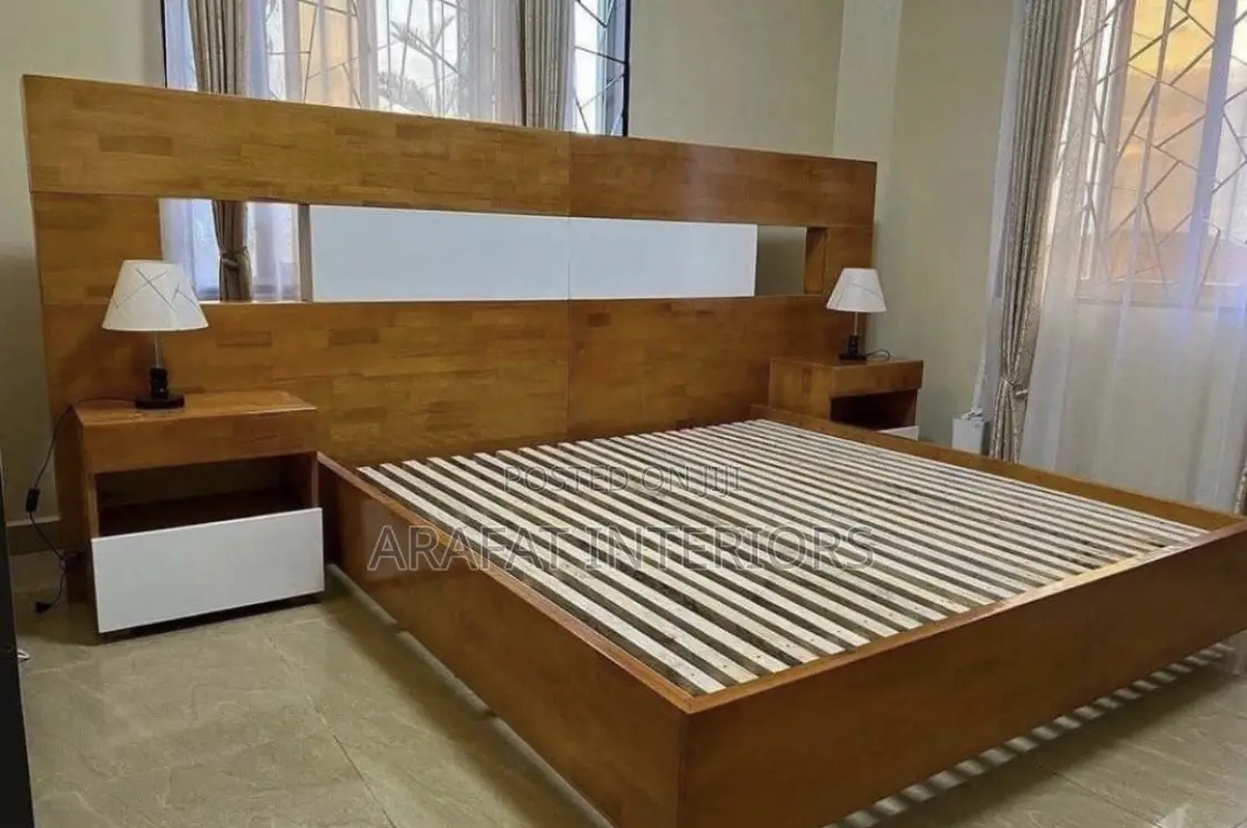 Warm, Modern, and Functional Bed Design