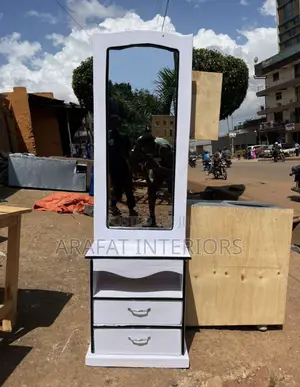 White Full-Length Dressing Mirror