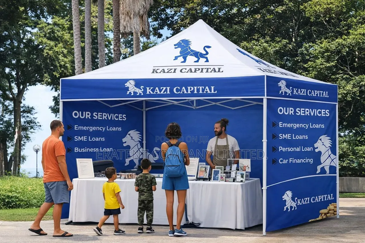 3mx3m Foldable Exhibition Tent Branded With Your Logo.