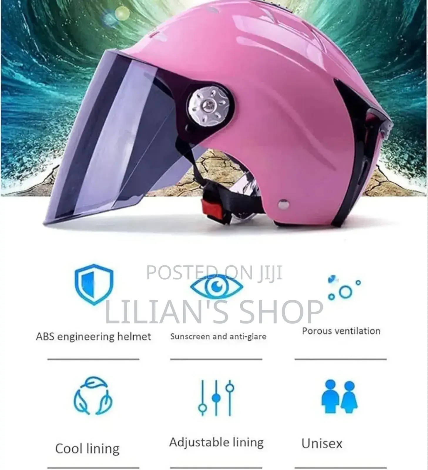 Open-face Motorcycle Or Scooter Helmet