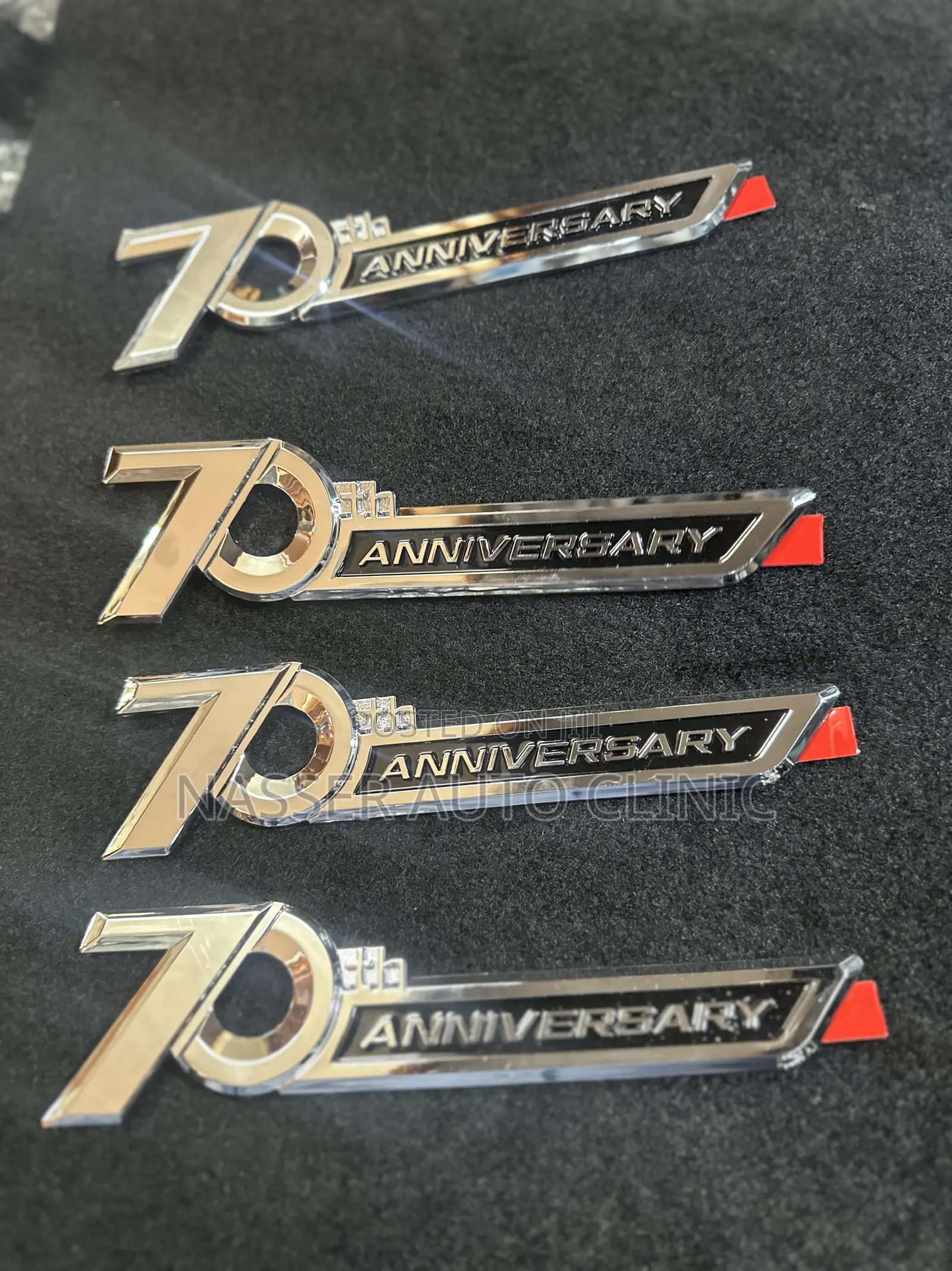 70 Aniversary Car Logos