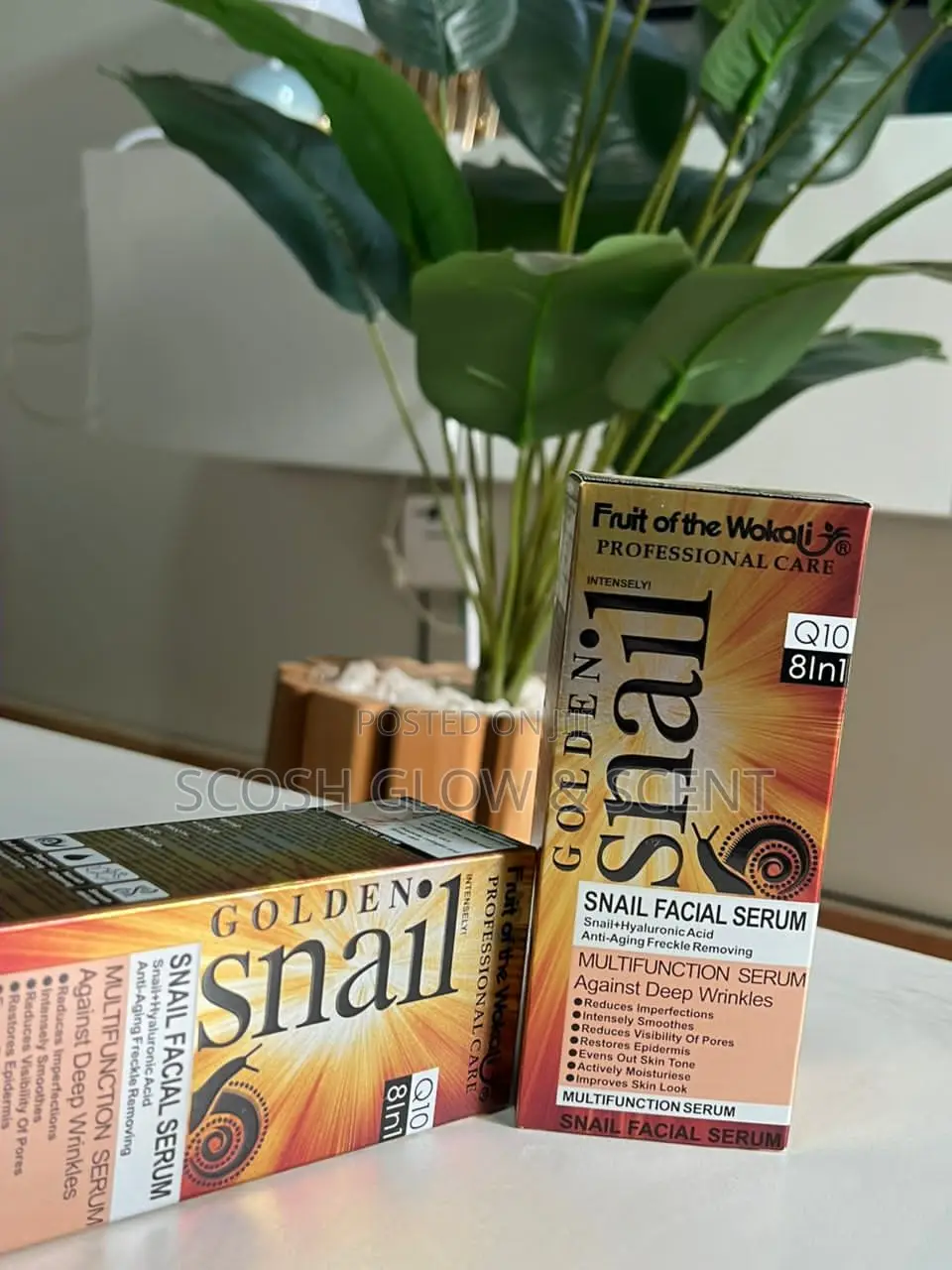 Title: Fruit of the Wokali Golden Snail Facial Serum Q10 8-in-1 - 30ml