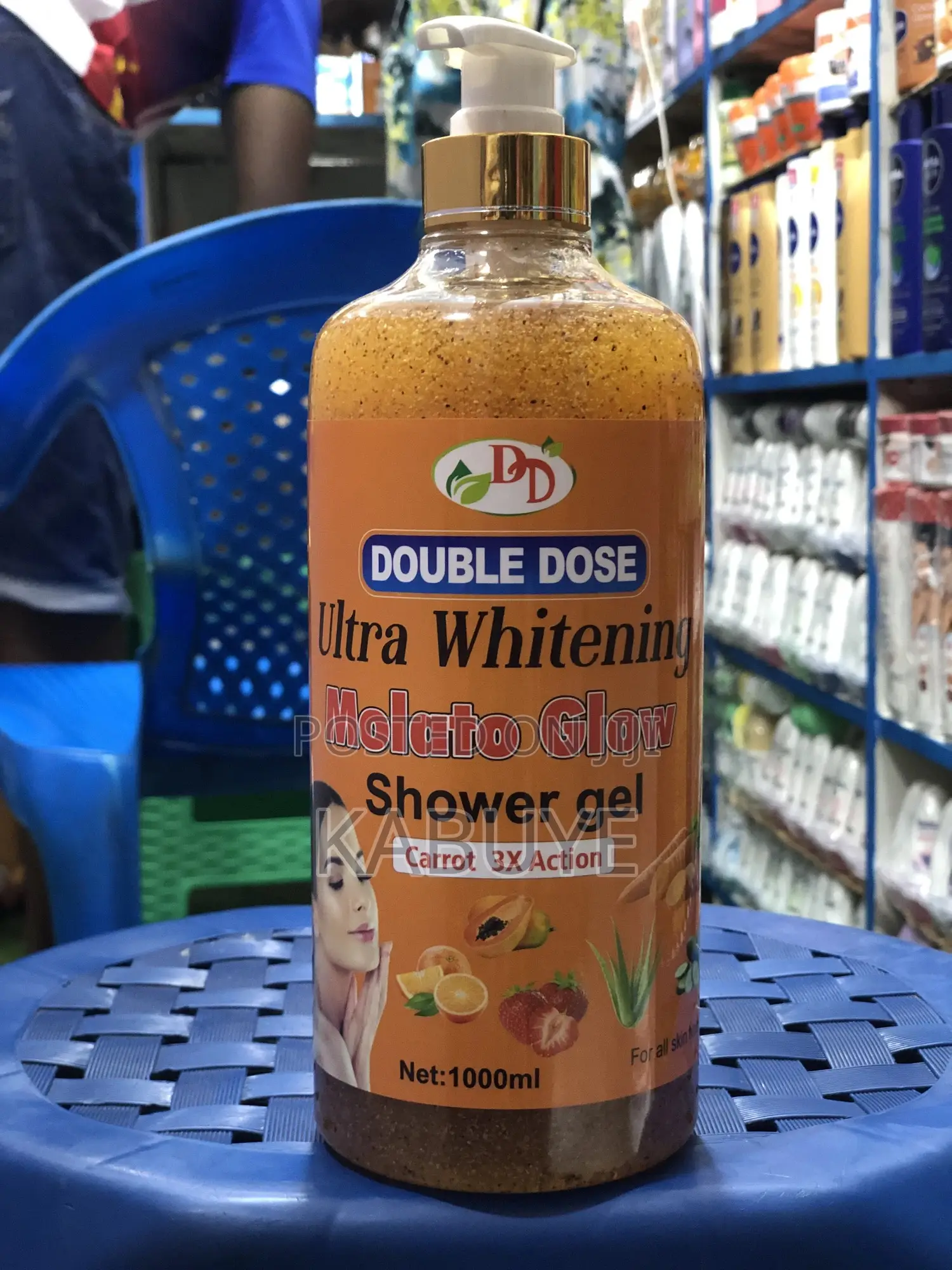 Double Dose Molato Glow Ultra Whitening Shower Gel.