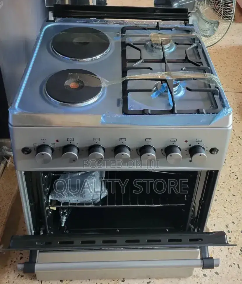 SPJ Electric Cooker Oven 2 Electric + 2 Gas 60cm×60cm