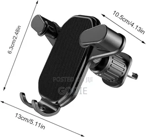 Car Phone Holder Designed For Mounting On An Air Vent.