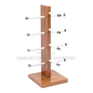 Wooden Sunglasses Display Stand / Holder - Holds 5 PCS