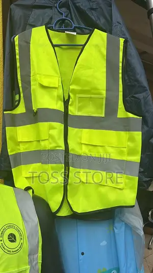 Reflective Jackets With Zipper & Pockets