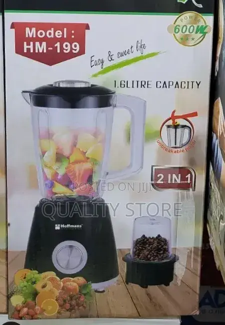 Hoffmans Electric Blender 2 In 1 Hm-199