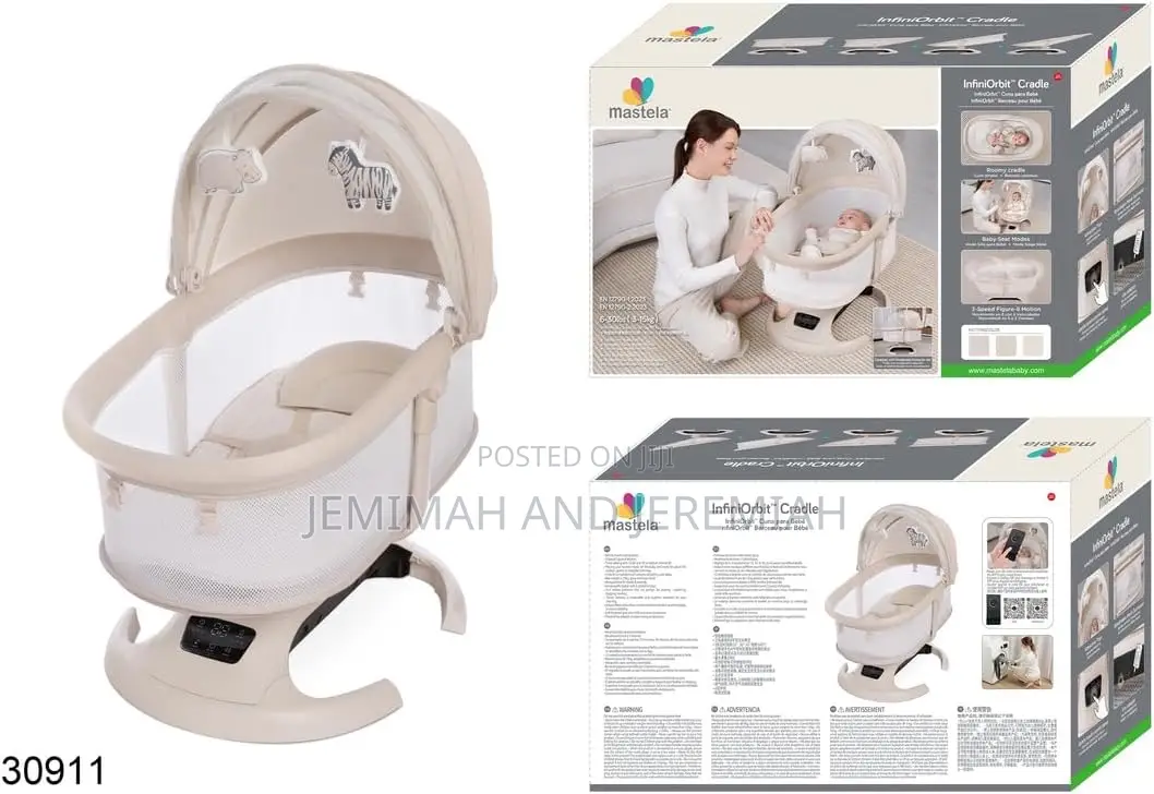 Mastela Infiniorbit Cradle - Premium 3-in-1 Baby Rocker and Seat