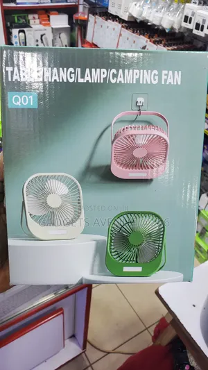 Compact Fan With Led, a Portable, Rechargeable Device