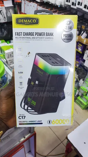 Demaco Model C17 Portable Power Bank. Key