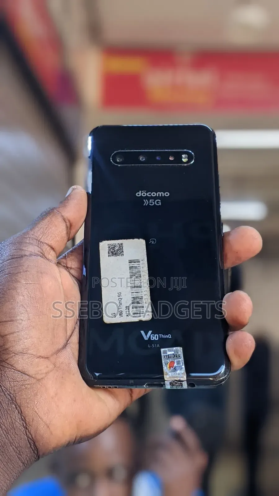 LG V60 ThinQ 5G 128 GB Black