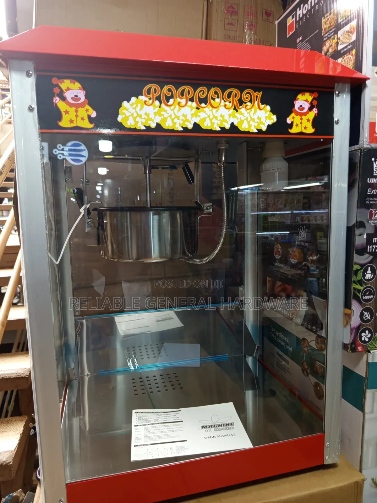 Popcorn Machine, Electronic Commercial Popcorn Machine