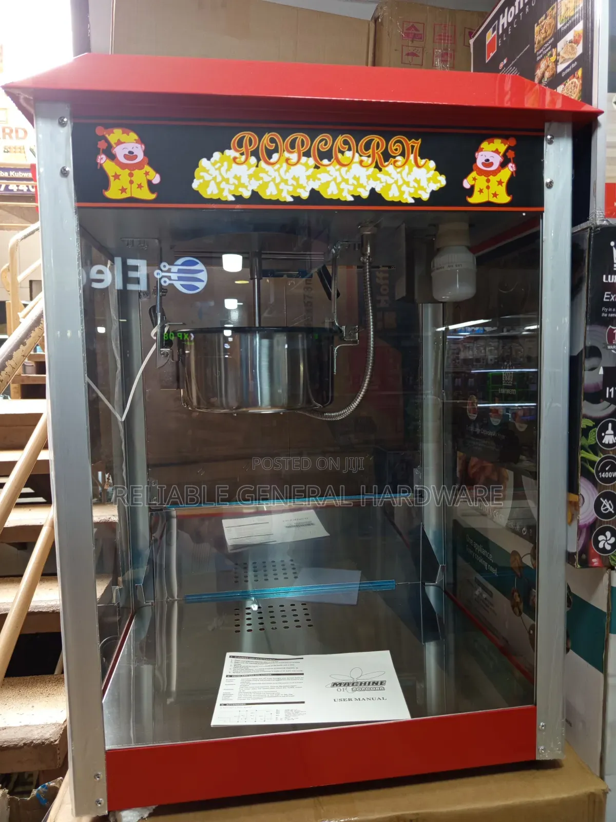 Popcorn Machine, Electronic Commercial Popcorn Machine