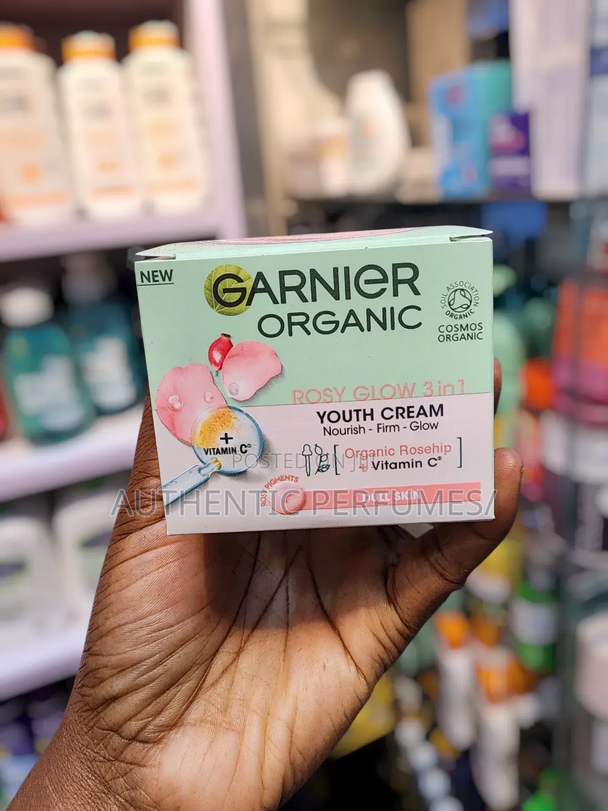 Garnier Organic Rosy Glow 3 in 1 Youth Cream