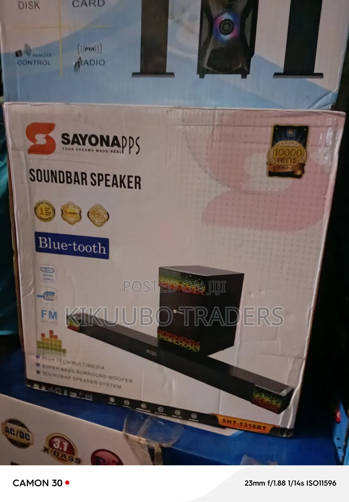 Sayona SHT-1316bt Sound Bar Speaker System.