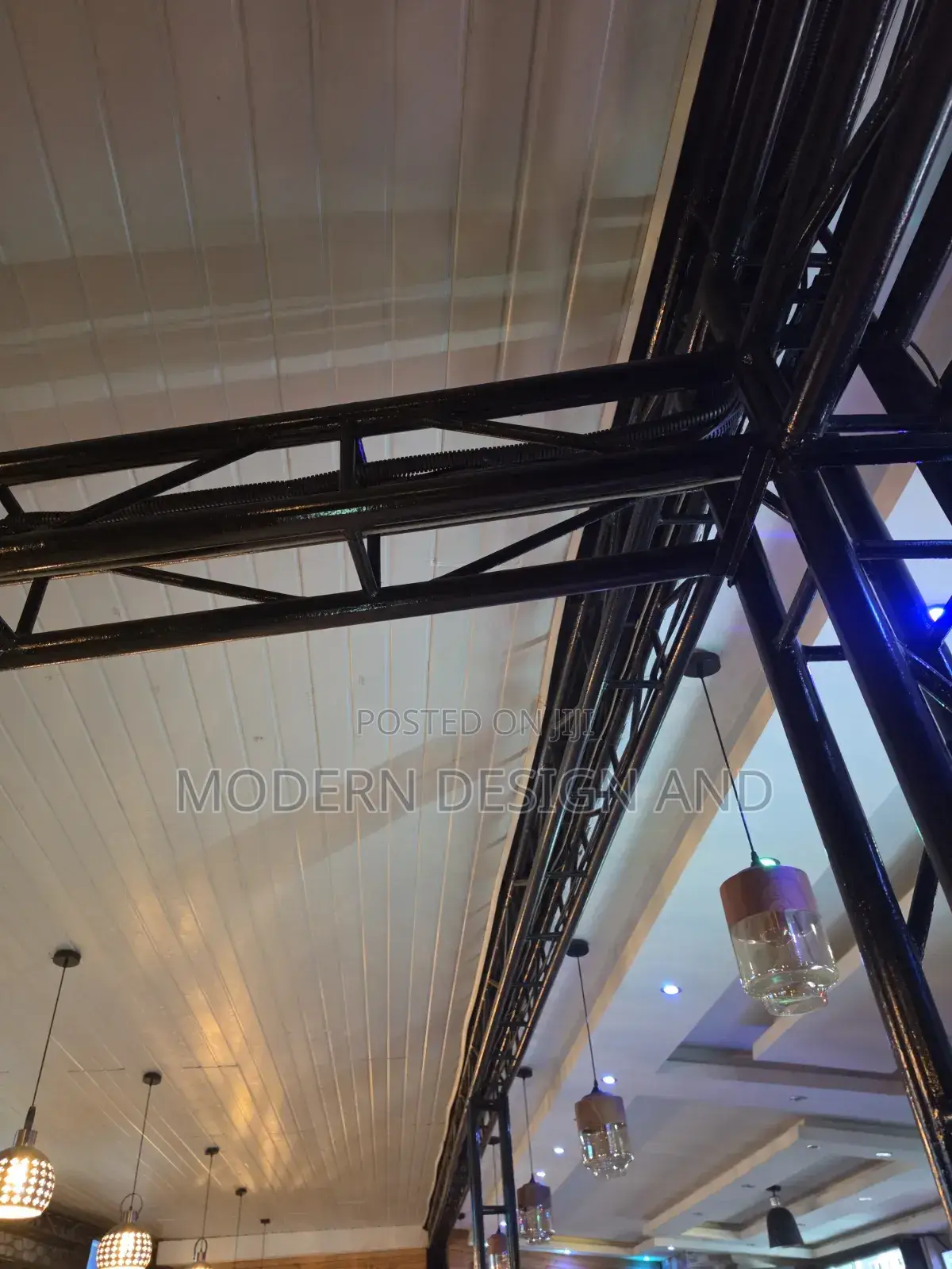 PVC Ceiling Done at Restaurant Kitintale