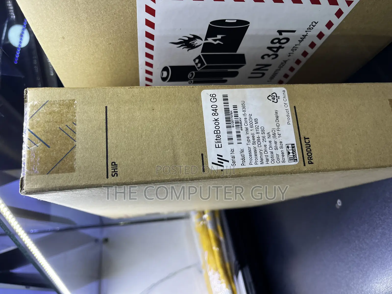 New Laptop HP EliteBook 840 G6 8GB Intel Core i7 SSD 256GB