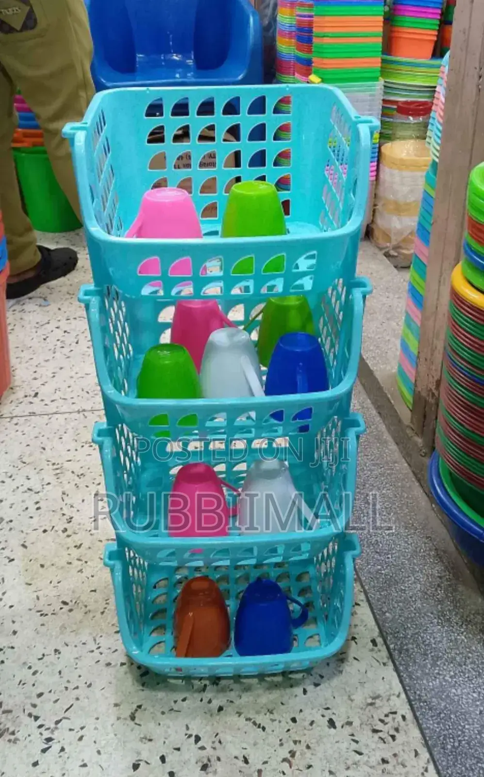 Plastic Trolley ~ 4 Tier