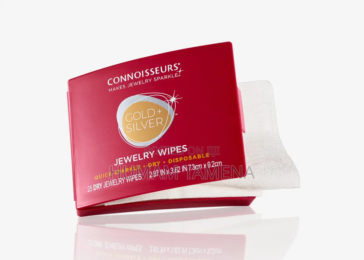 Original Connoisseurs Jewelry Cleaning Wipes – 25 PCS