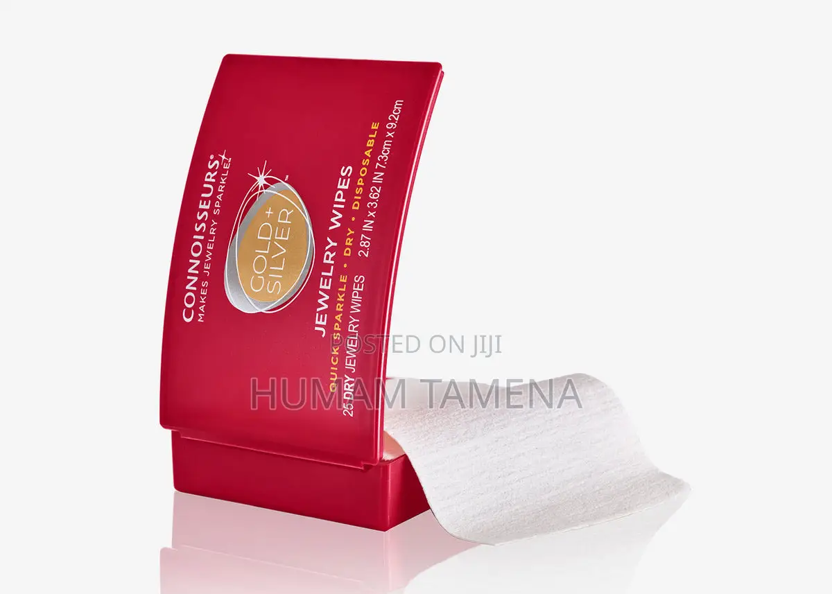 Original Connoisseurs Jewelry Cleaning Wipes – 25 PCS