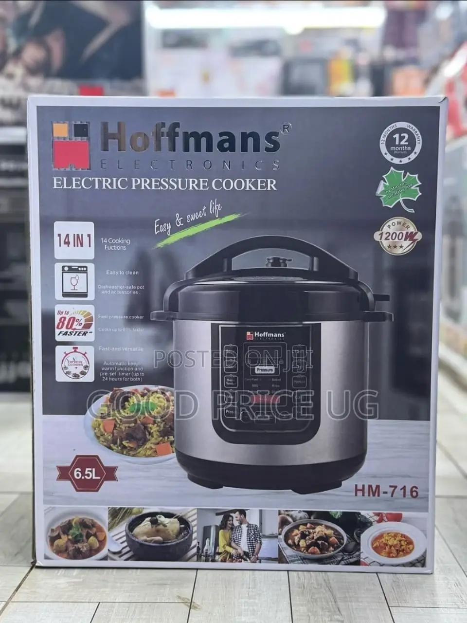Hoffmans 14-in-1 Electric Pressure Cooker