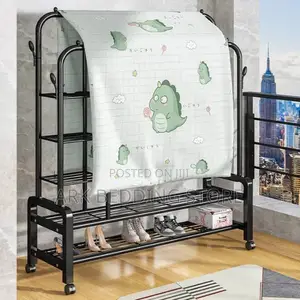 Double-bar Clothes Rack