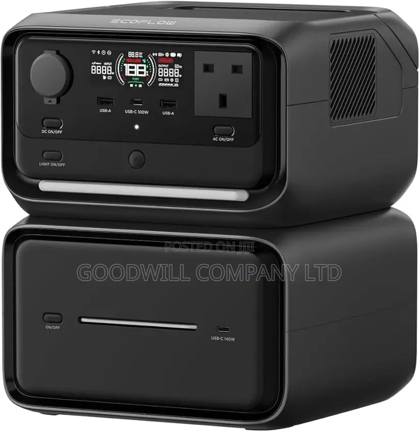 Ecoflow River 3 Plus – Solar/Ac Portable Power Station (286wh, 600w)