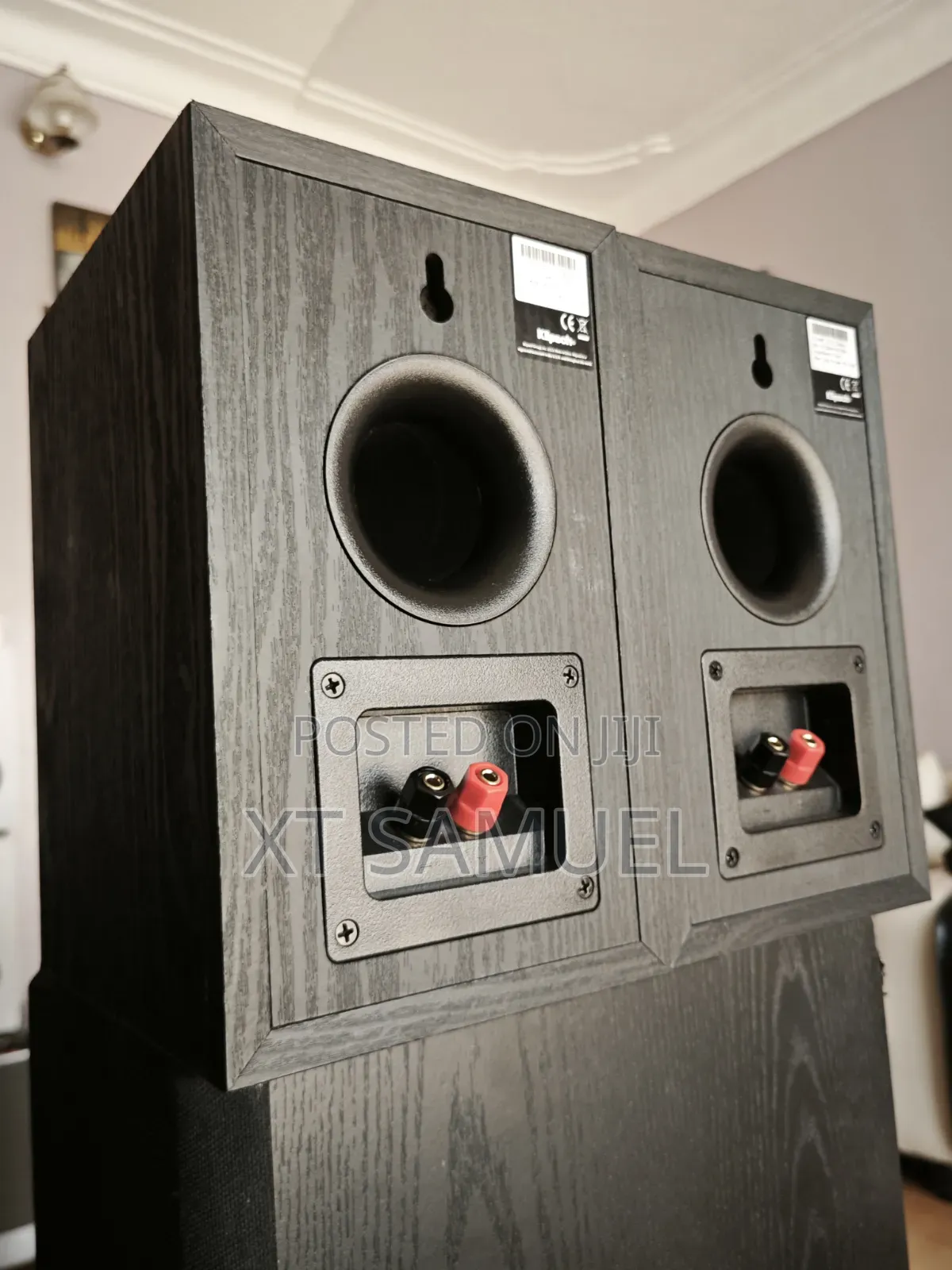 A Pair of Klipsch Bookshelf Speakers