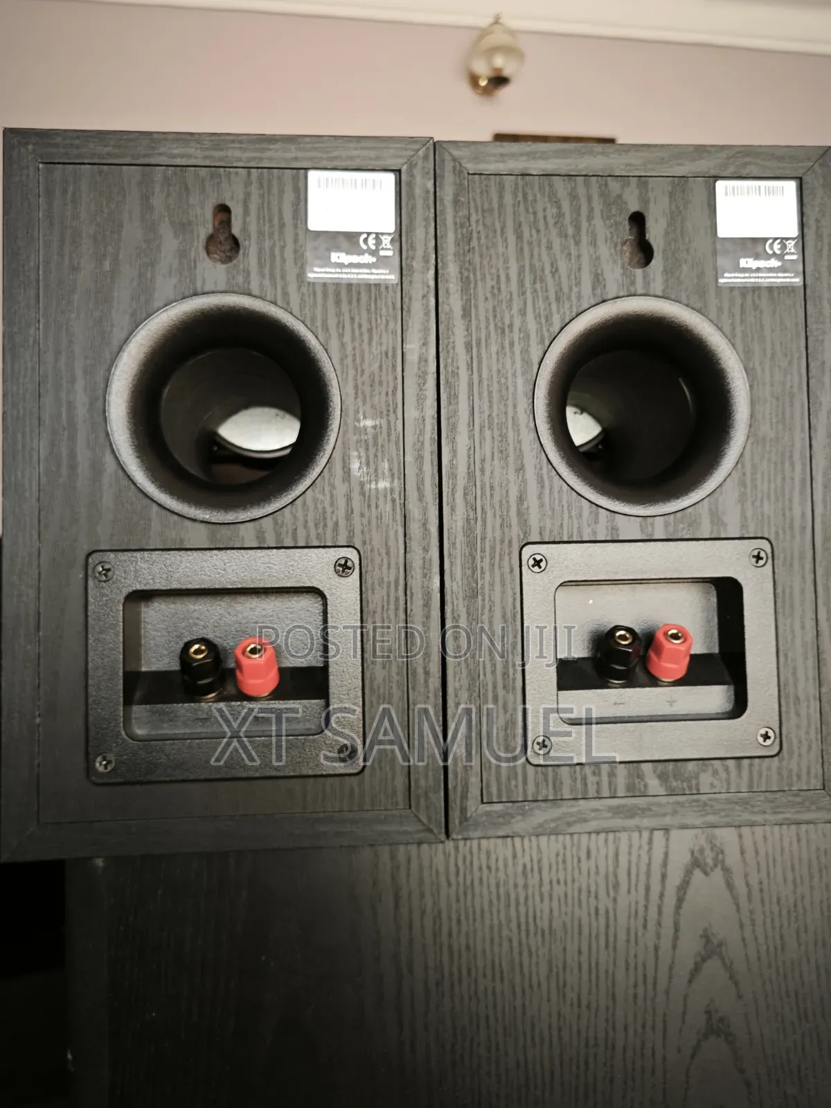 A Pair of Klipsch Bookshelf Speakers