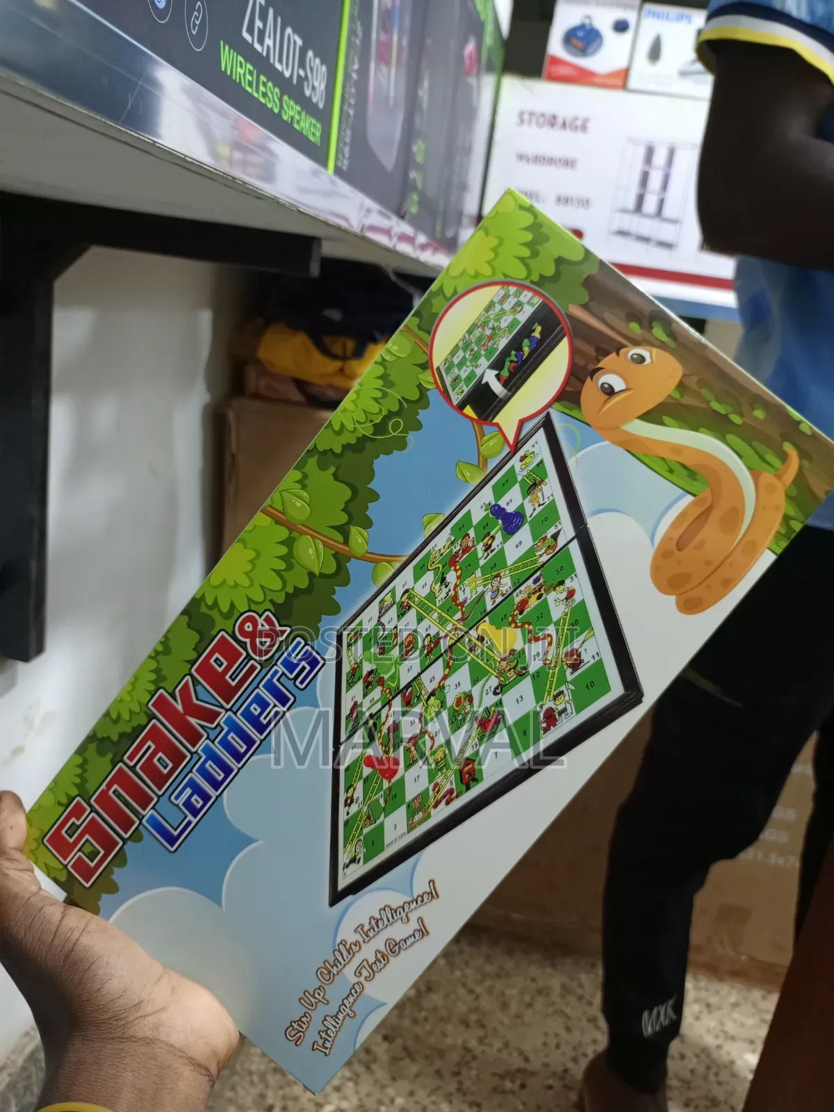 Magnetic Snakes and Ladders Board Game