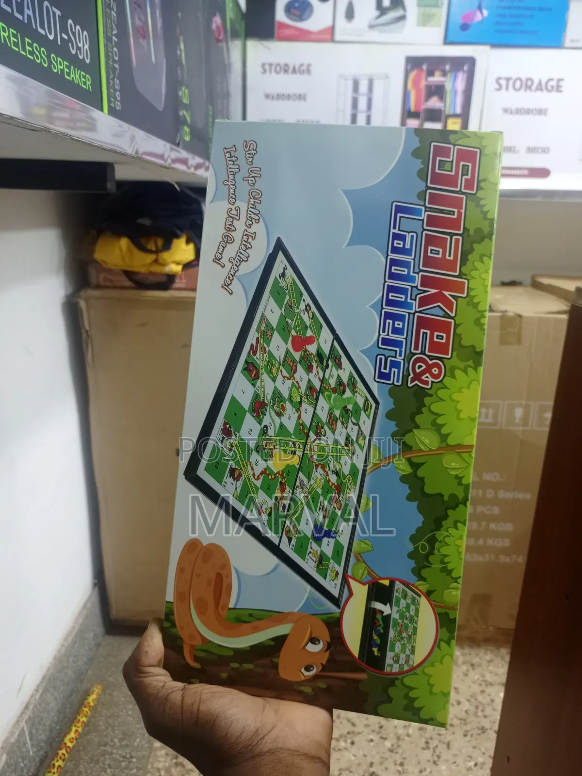 Magnetic Snakes and Ladders Board Game