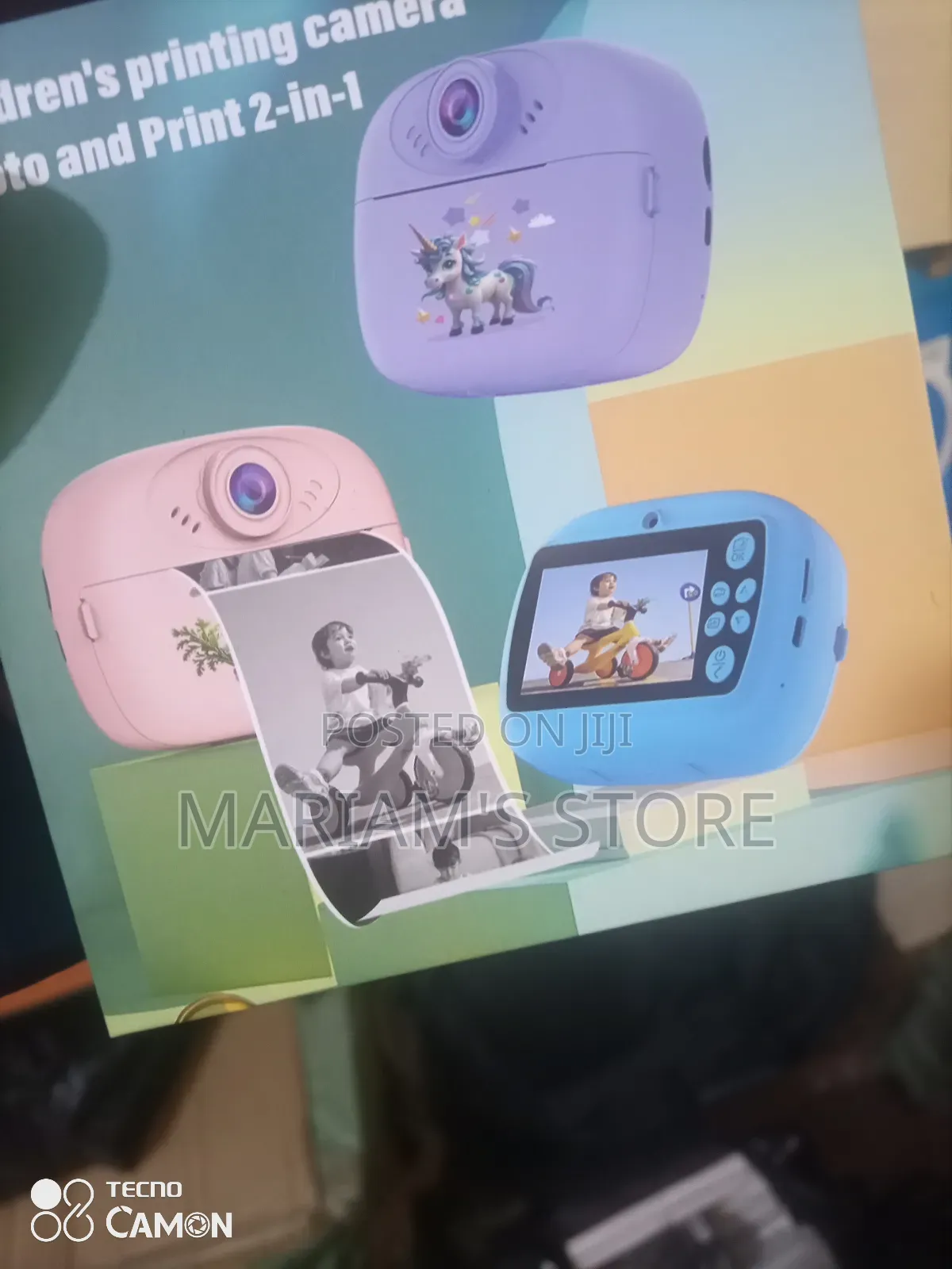 Kids Instant Print Cameras Featuring Thermal Printing
