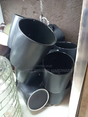 Black Ceramic Cups 12pieces