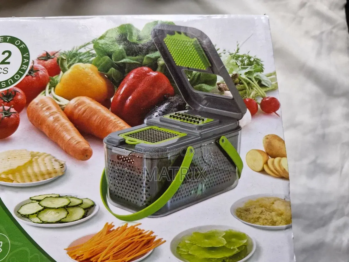 22 In1 Vegetable Chopper Salad Fruit Slicer Food Dicer Cutter Peeler