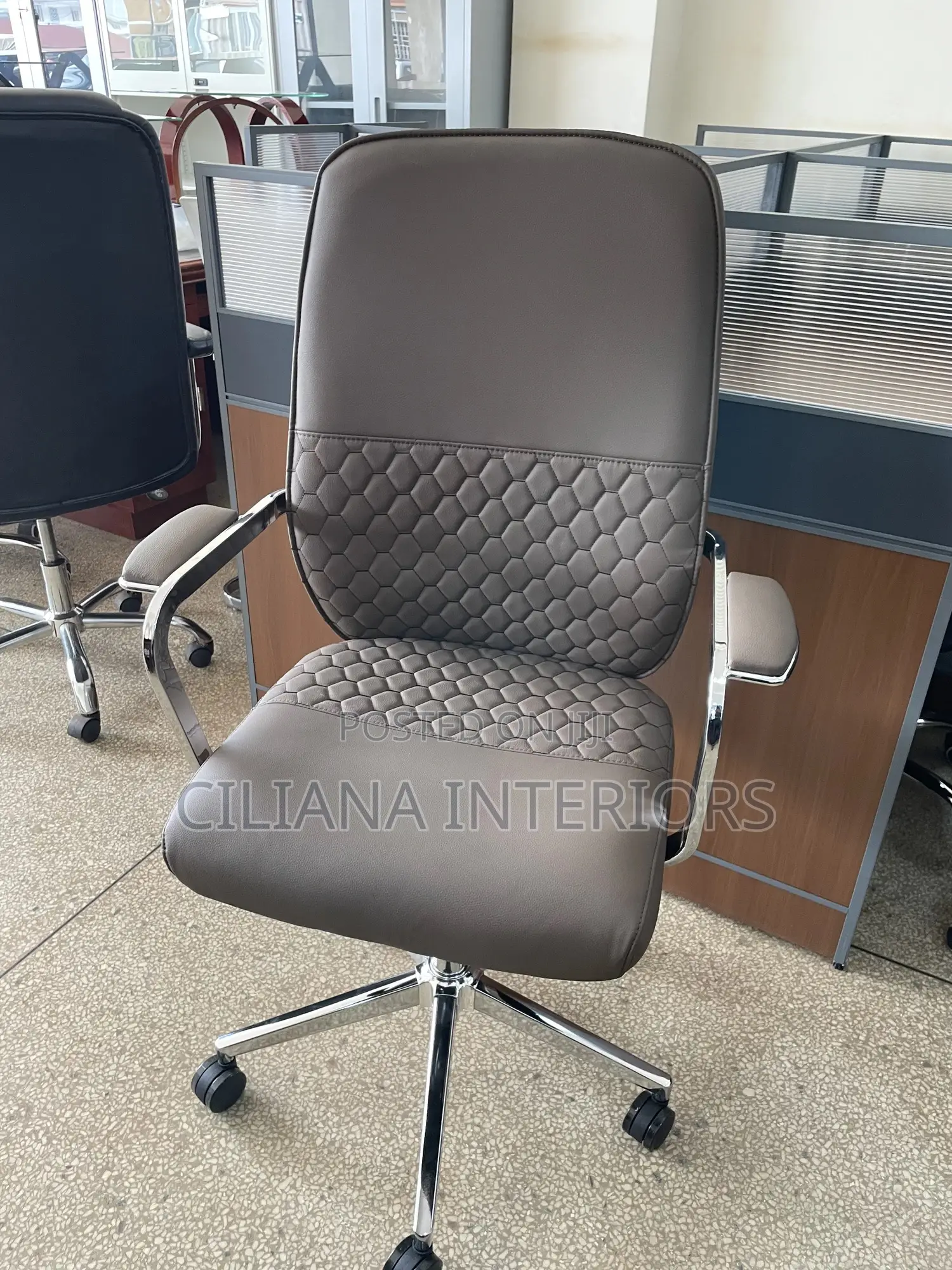 Leather Rotating Chair