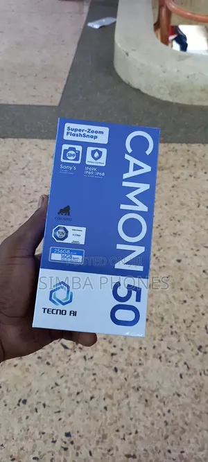 New Tecno Camon 50 256 GB Blue