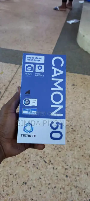 New Tecno Camon 50 256 GB Blue