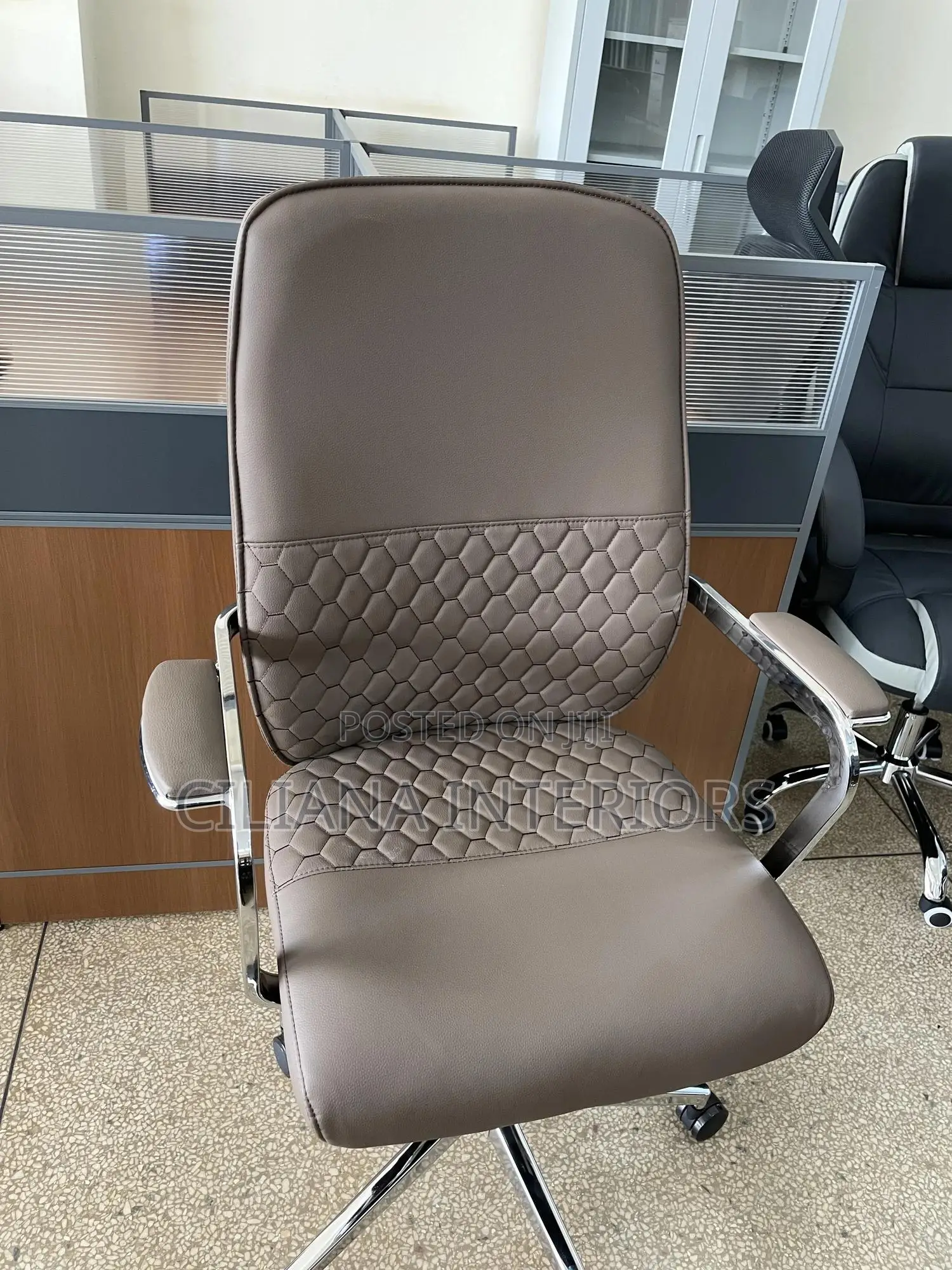 Leather Rotating Chair