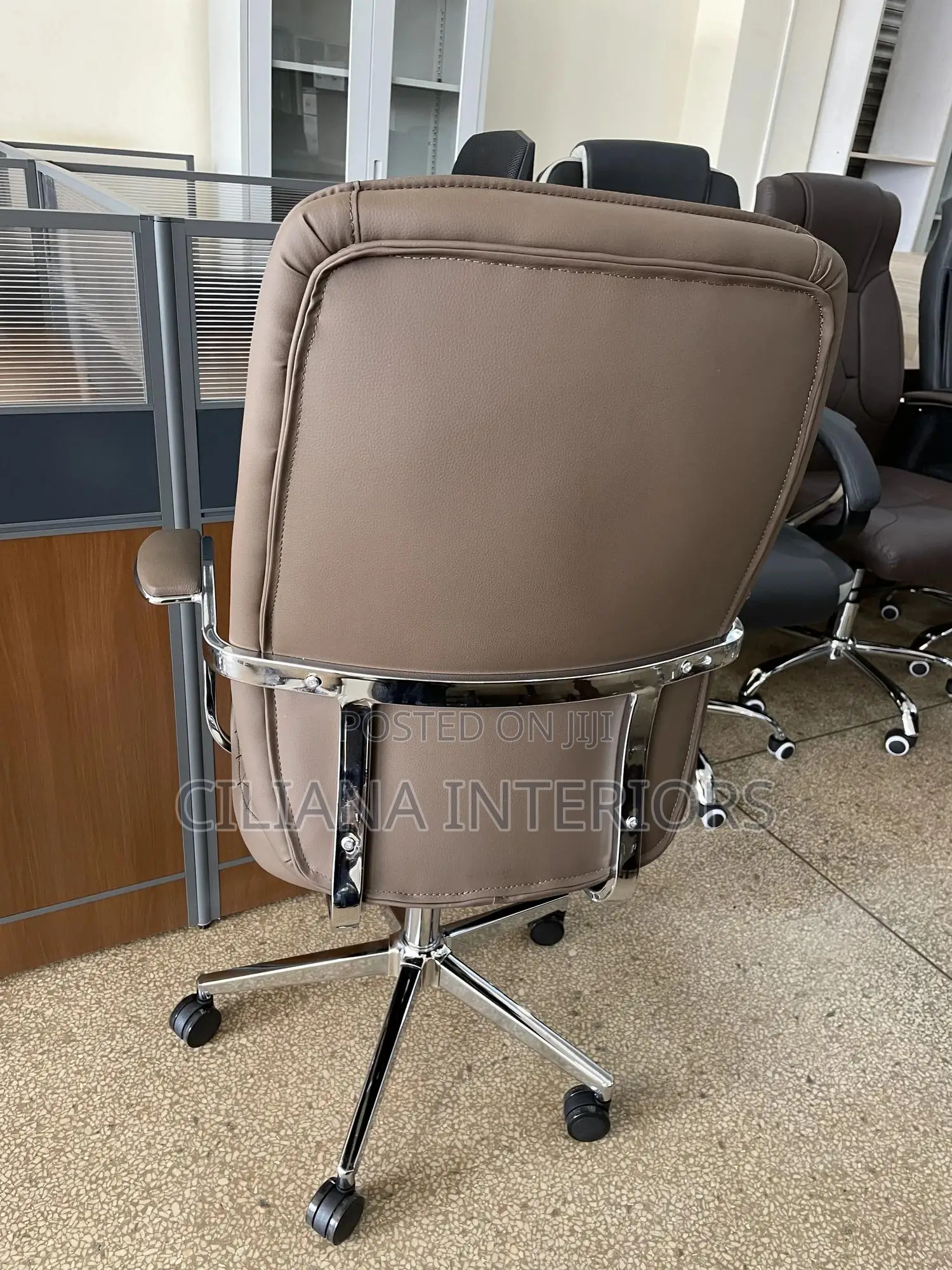 Leather Rotating Chair